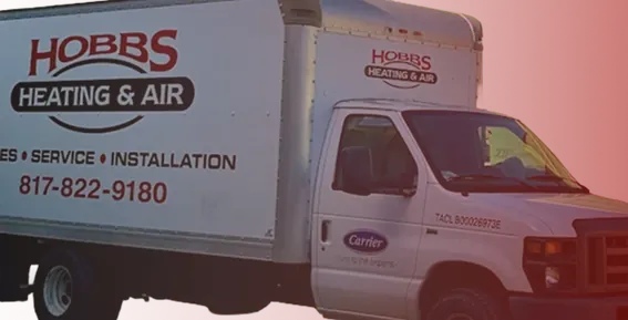 Hobbs Heating and Air service truck